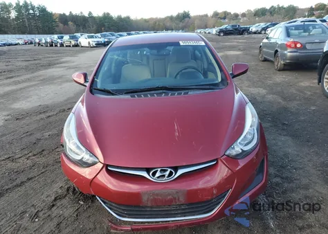 2016 Hyundai Elantra Se from USA, damaged, VIN 5NPDH4AE8GH792746